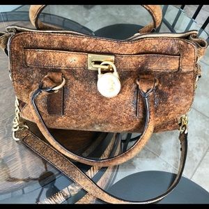 Michael Kors Distressed Suede Hamilton